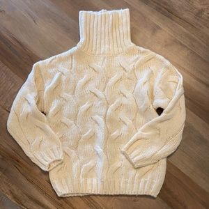 NWT Zara Girls Cream Sweater 11-12